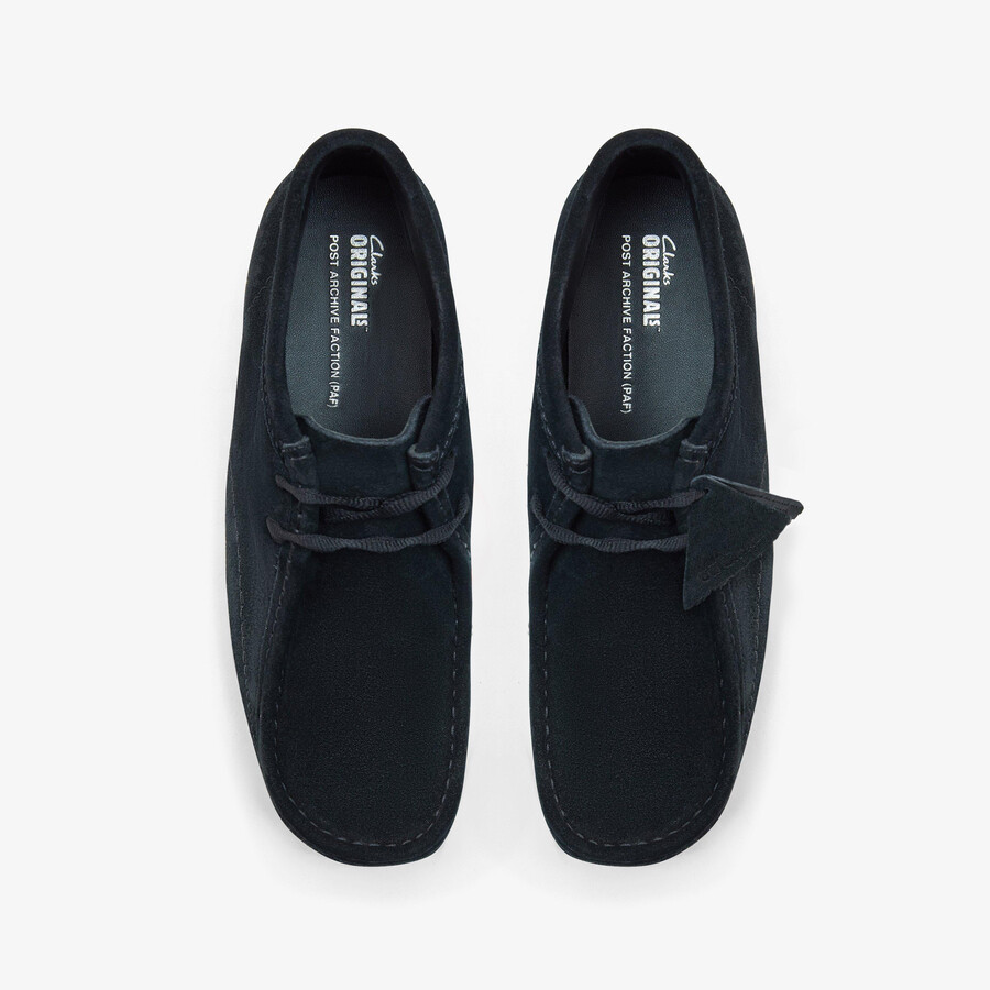 wallabee boot paf - zwart suède