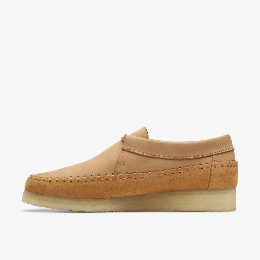 weaver stropdas - bruin suède