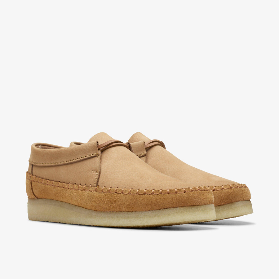 weaver stropdas - bruin suède
