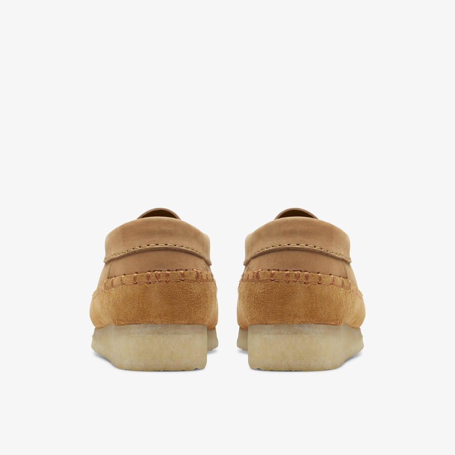 weaver stropdas - bruin suède