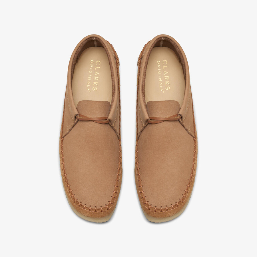 weaver stropdas - bruin suède