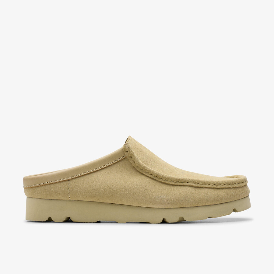 wallabee slip - esdoorn suède