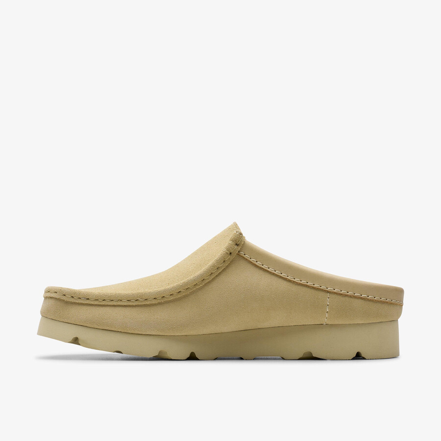 wallabee slip - esdoorn suède