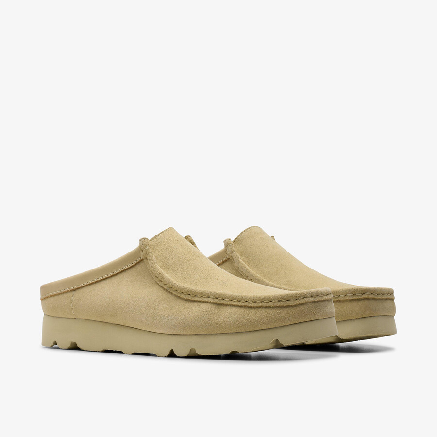 wallabee slip - esdoorn suède