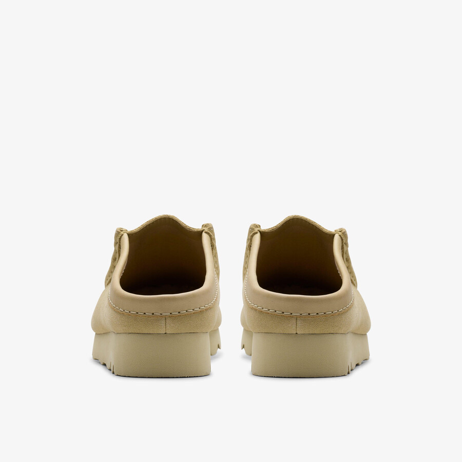 wallabee slip - esdoorn suède