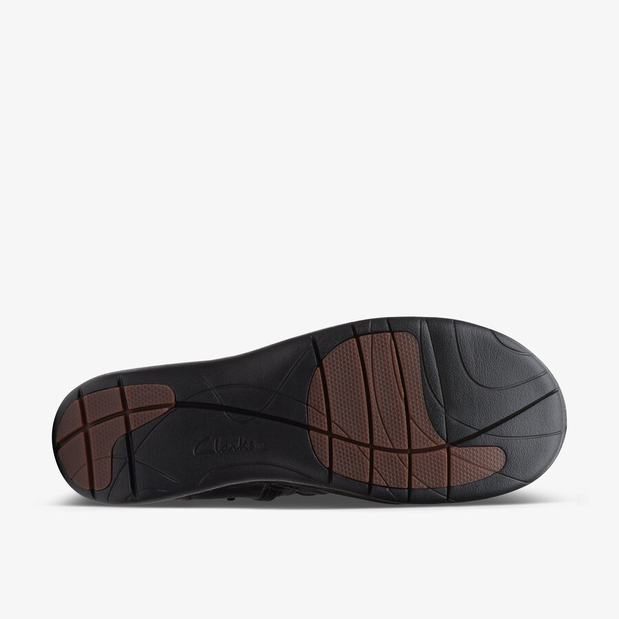 un loop top - zwart leer