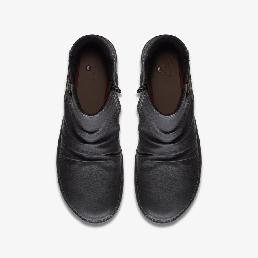 un loop top - zwart leer