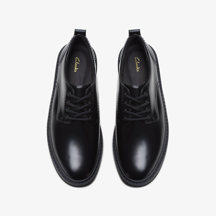 orianna w derby - zwart leer