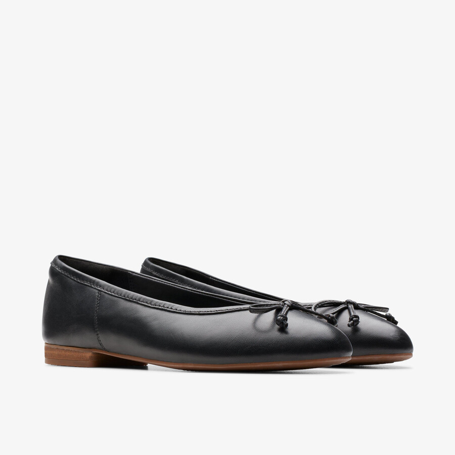 fawna lily - zwart leer