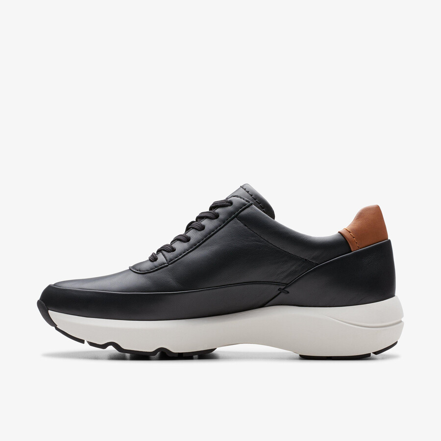 tivoli zip - zwart leer