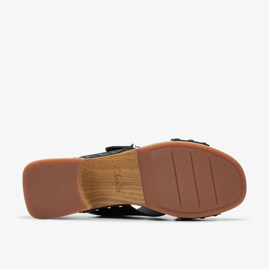 sivanne walk - zwart leer