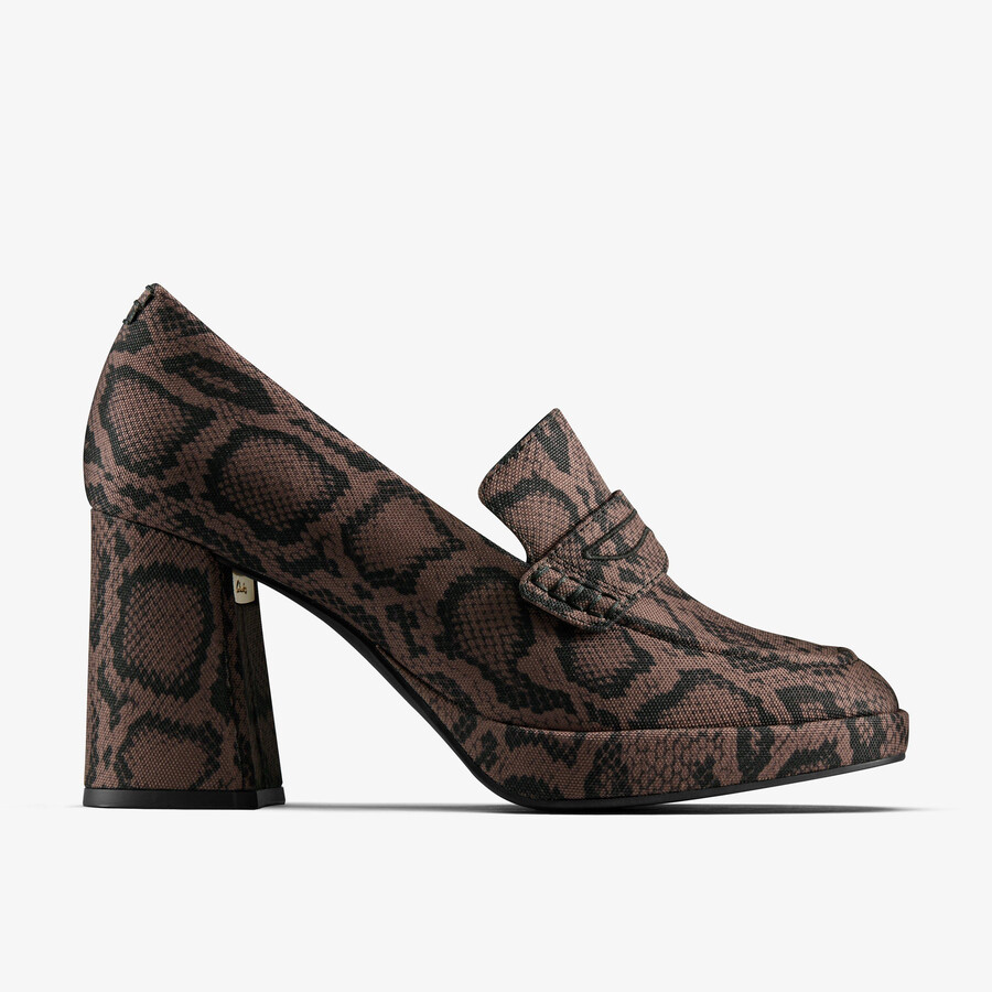 martine rose loafer 2 - bruin textiel