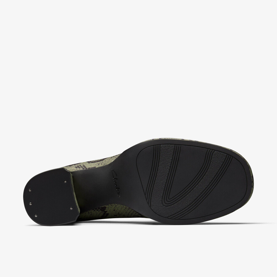 martine rose loafer 2 - groen textiel