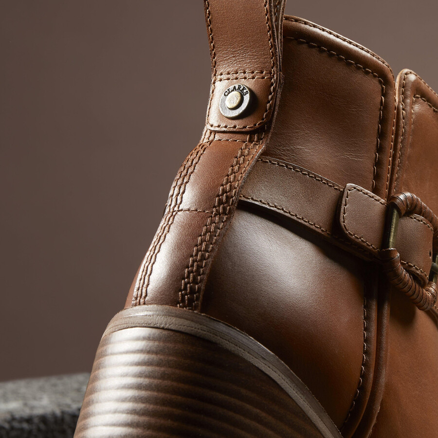 chamberly trim - middelbruin leer