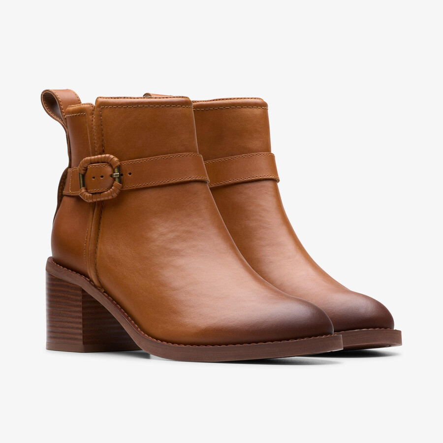 chamberly trim - middelbruin leer