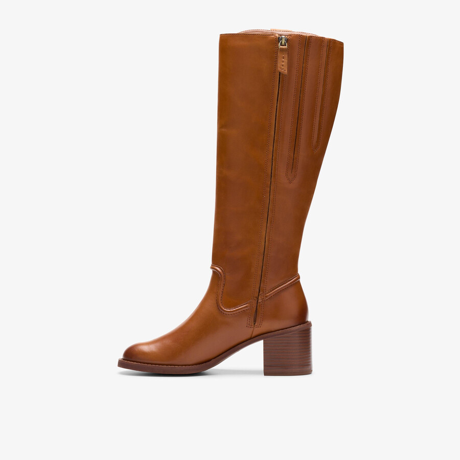 chamberly up - middelbruin leer