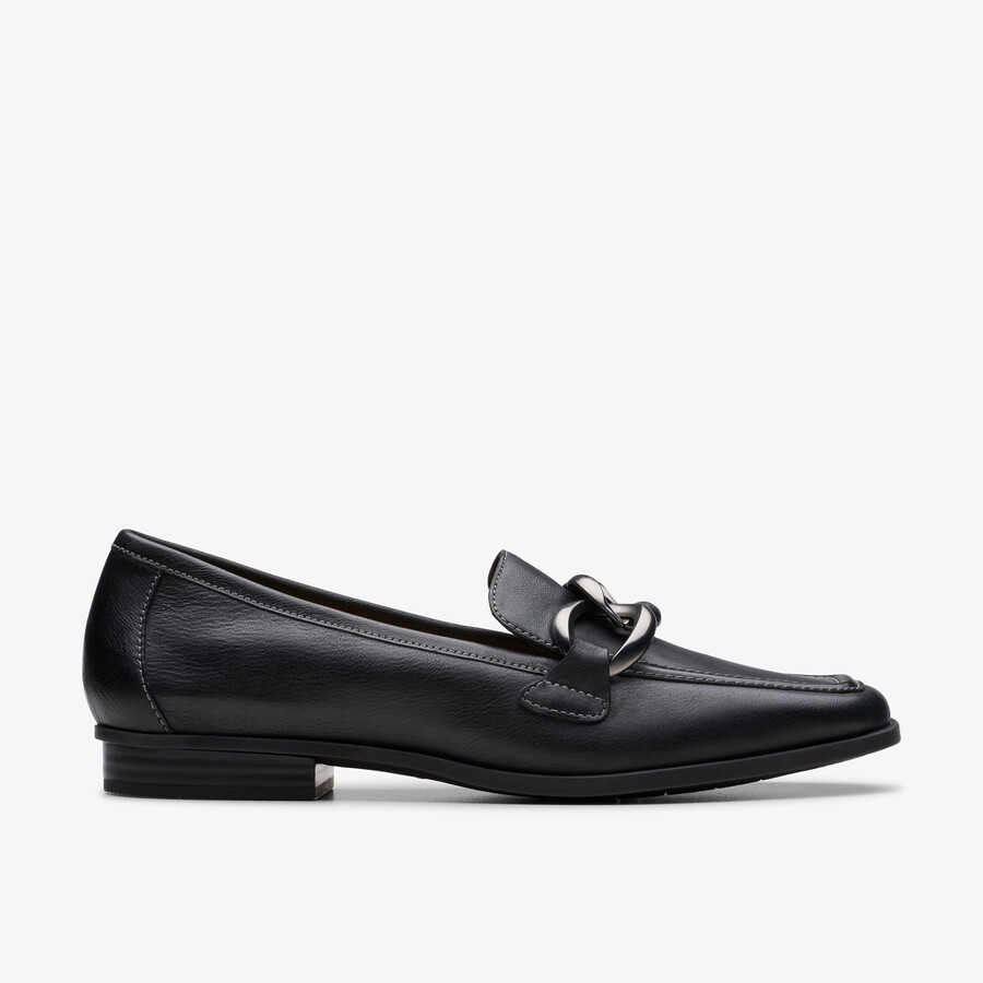 sarafyna iris loafer - zwart zacht