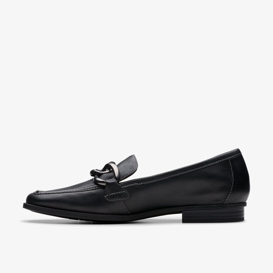 sarafyna iris loafer - zwart zacht