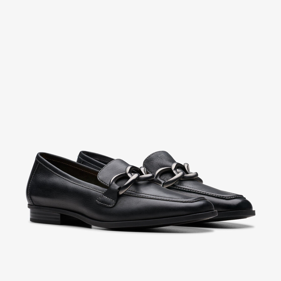 sarafyna iris loafer - zwart zacht