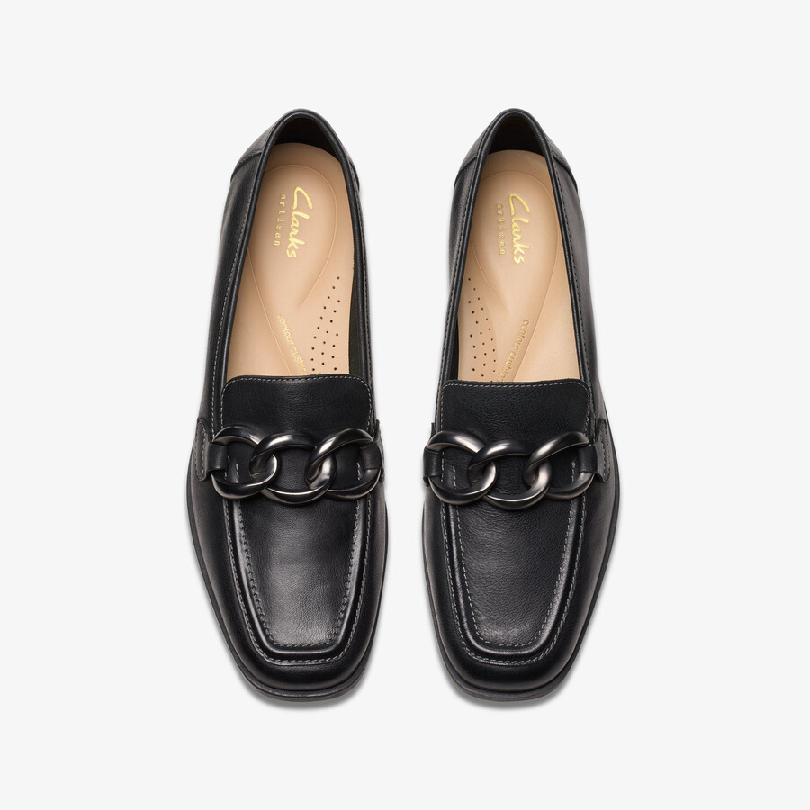 sarafyna iris loafer - zwart zacht