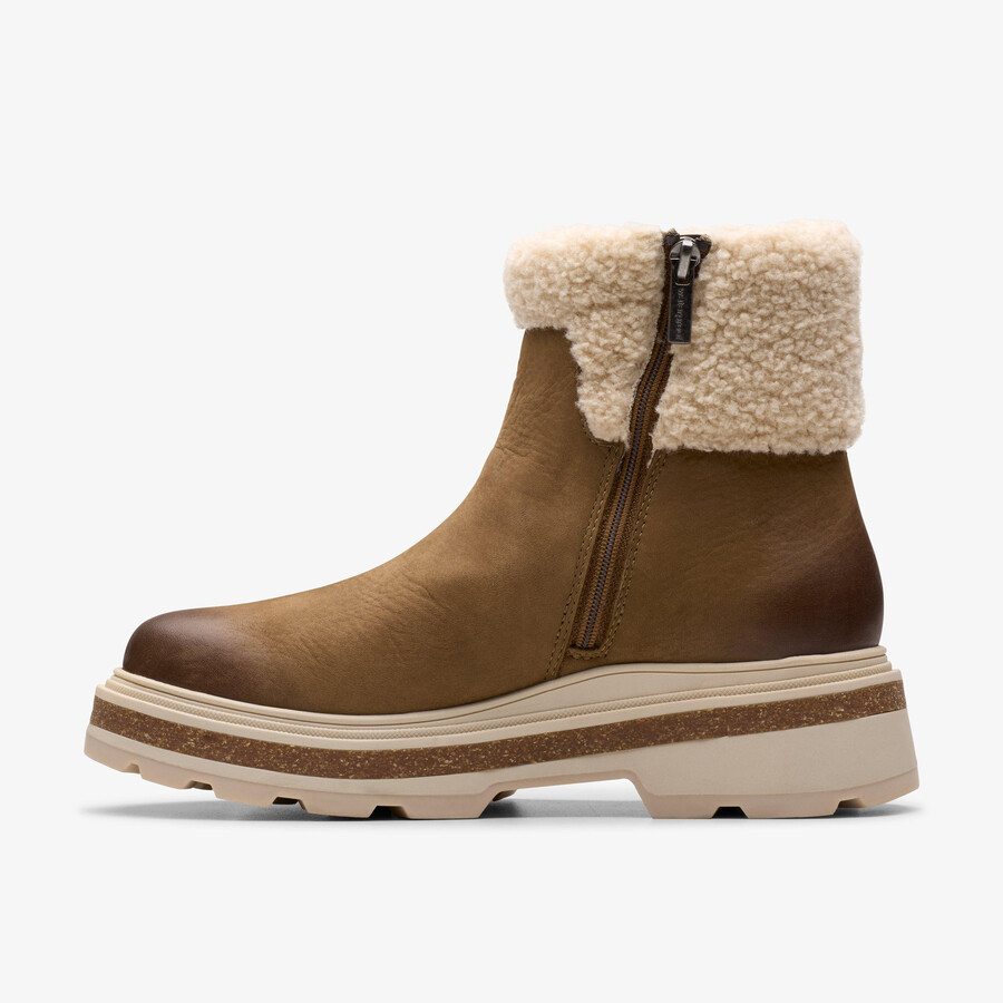 hencroft madi waterproof - donker zand warmgevoerd
