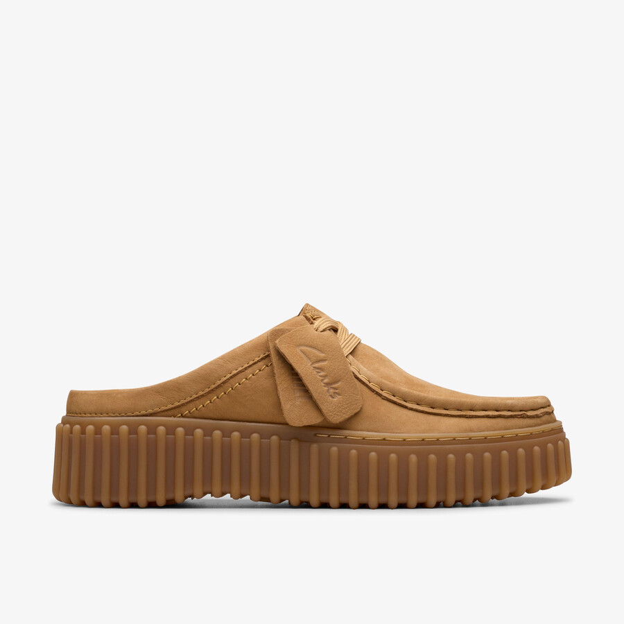 torhill mule - lichtbruin nubuck