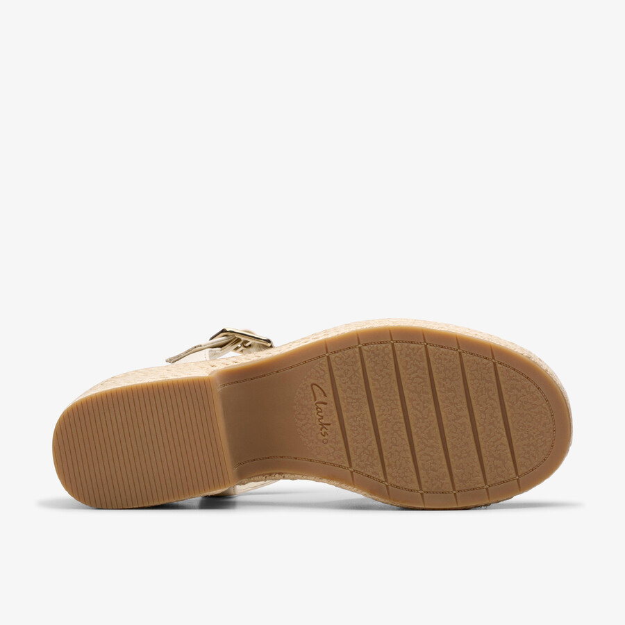 coledale strap - crèmekleurig leer