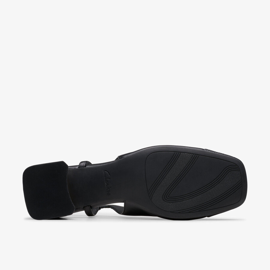 nyta 45 sling - zwart gecombineerd leer