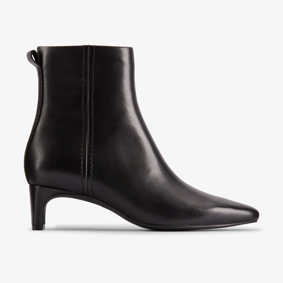 edina up - zwart leer