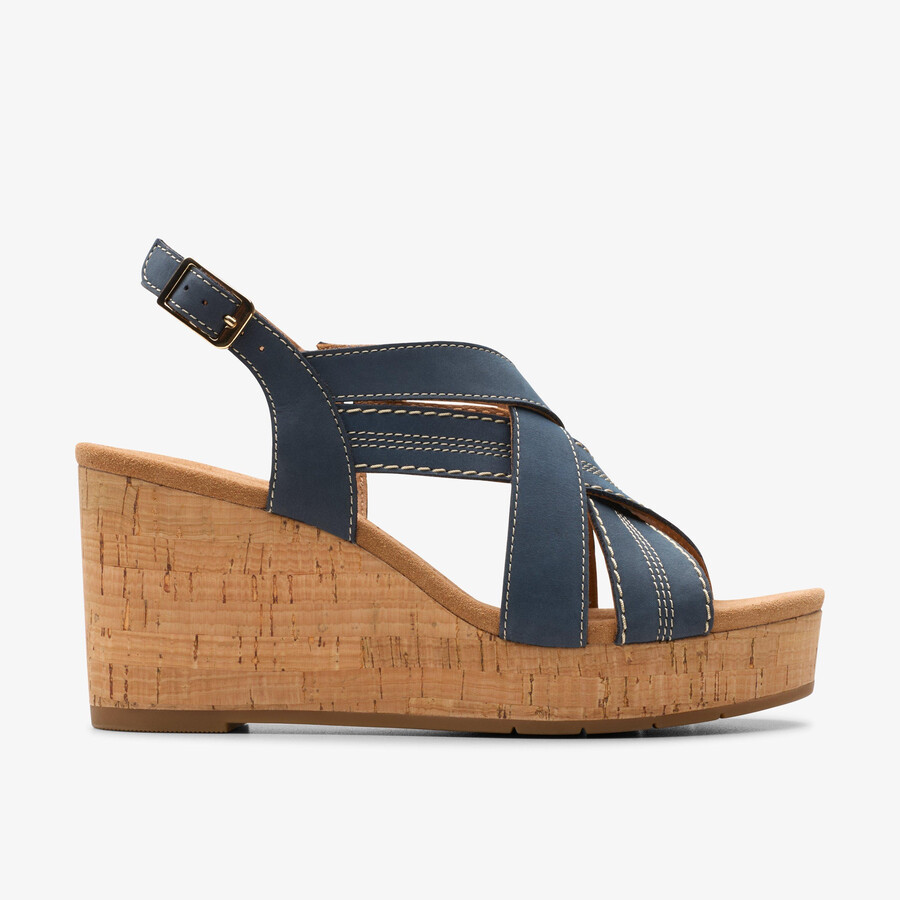 sabina sling - marineblauw nubuck