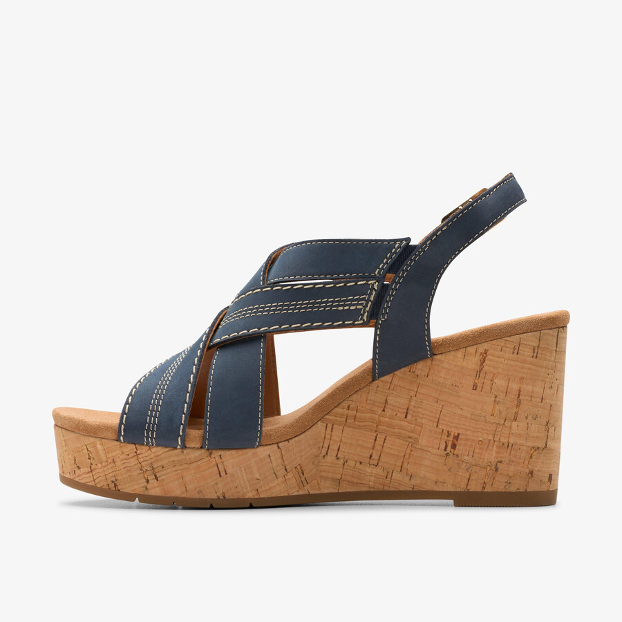 sabina sling - marineblauw nubuck