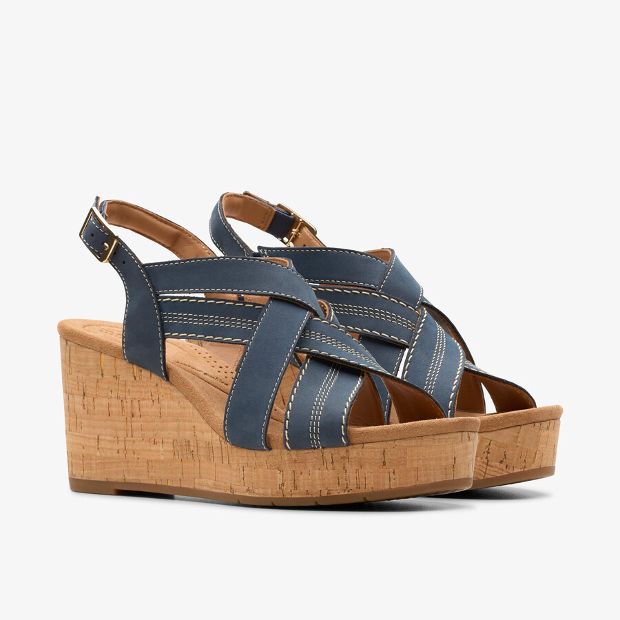 sabina sling - marineblauw nubuck