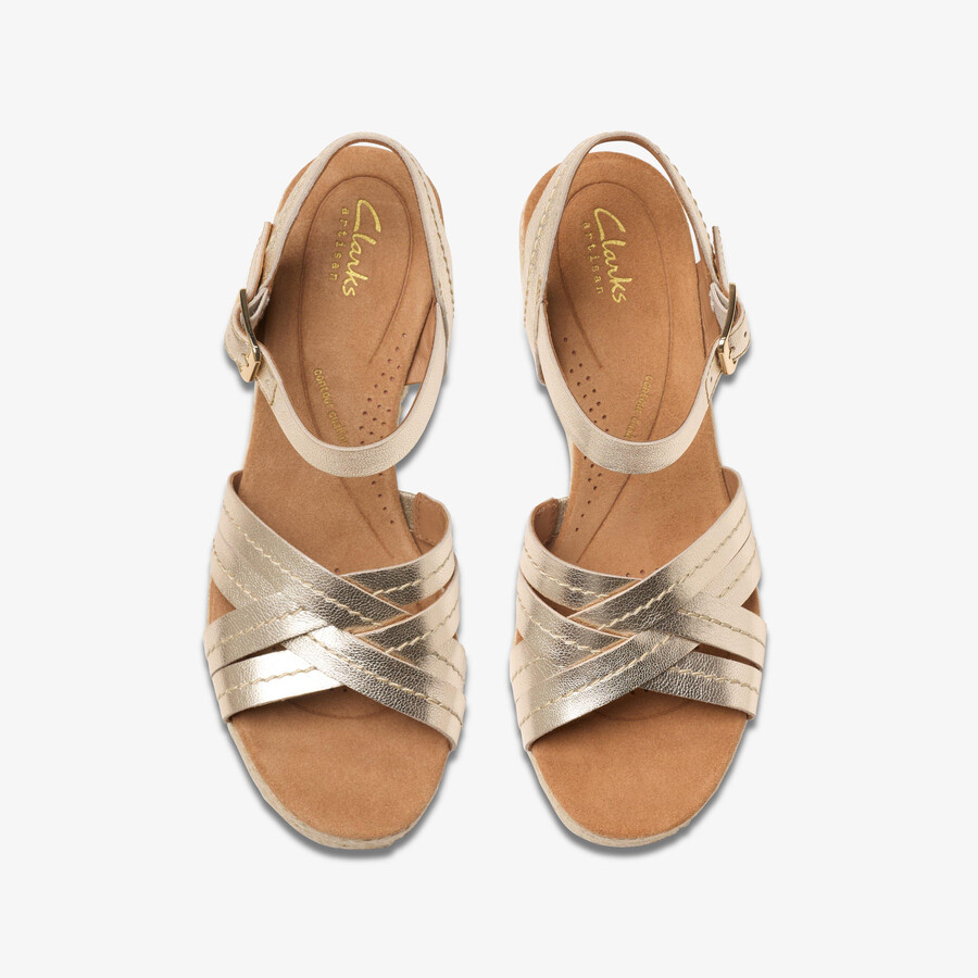 sabina strap - champagne