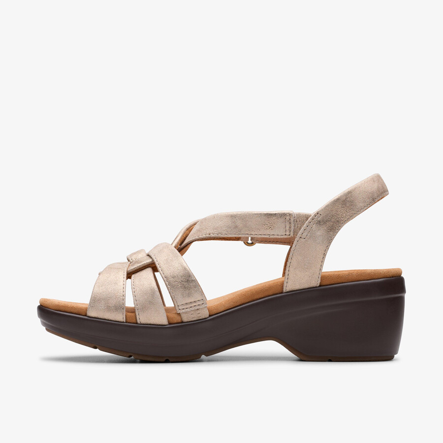 tuleah cross - metallic leer