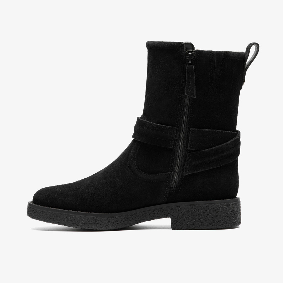 nella mid - zwart suède