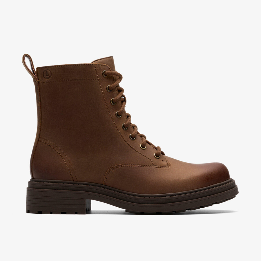 orinoco 3 stijl - walnootkleurig leer