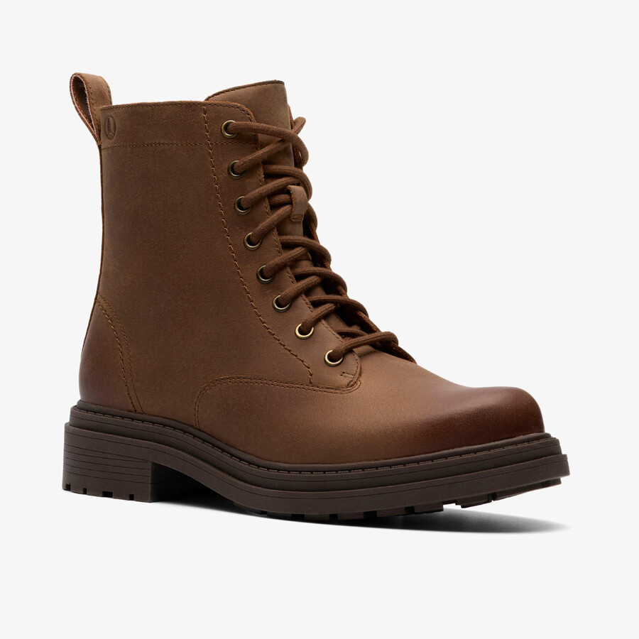 orinoco 3 stijl - walnootkleurig leer
