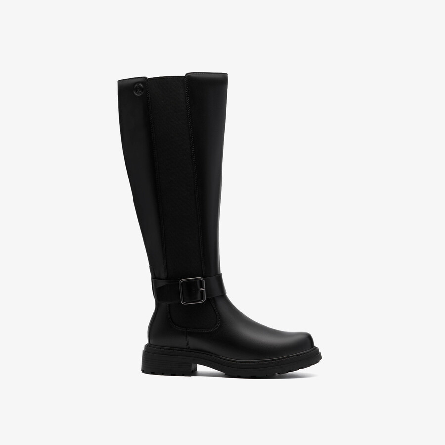 orinoco 3 tall - zwart leer