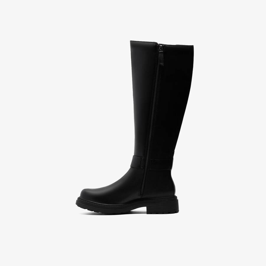 orinoco 3 tall - zwart leer