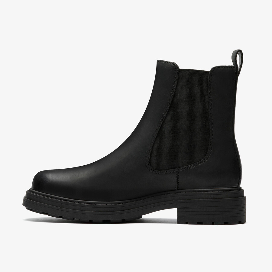 orinoco 3 top - zwart leer