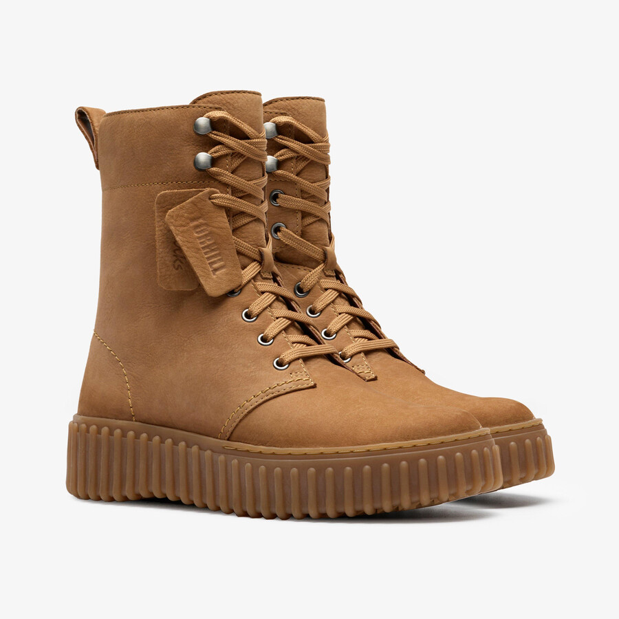 torhill-stijl - lichtbruin nubuck