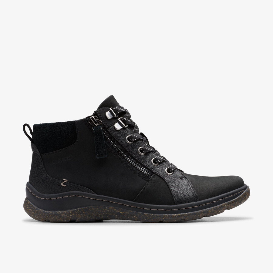 orlene top waterproof - zwart nubuck