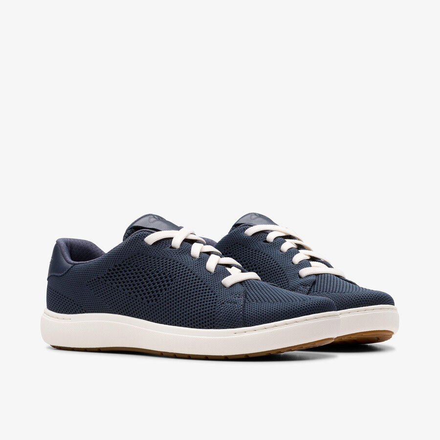 nalle walk - marineblauwe gebreide stof