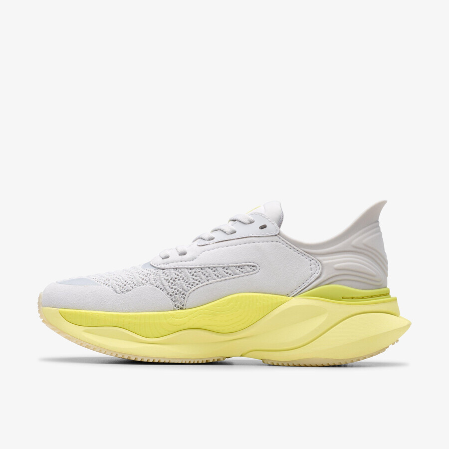 clarks pace - lime combinatie