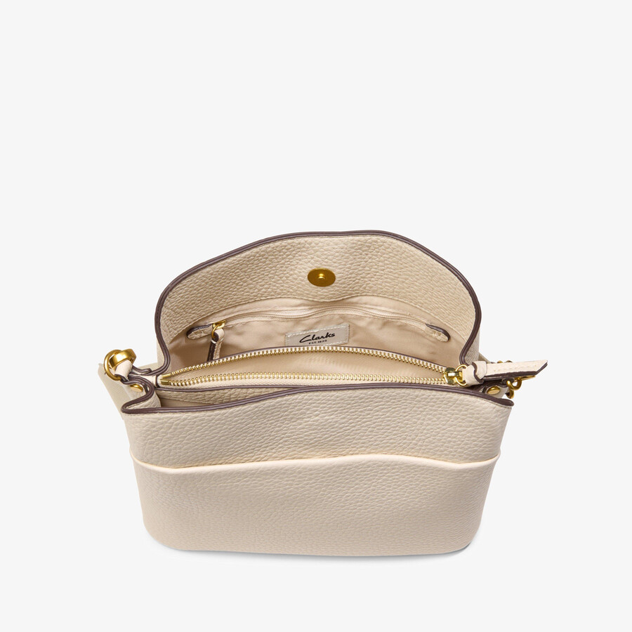 clara crossbody - crème