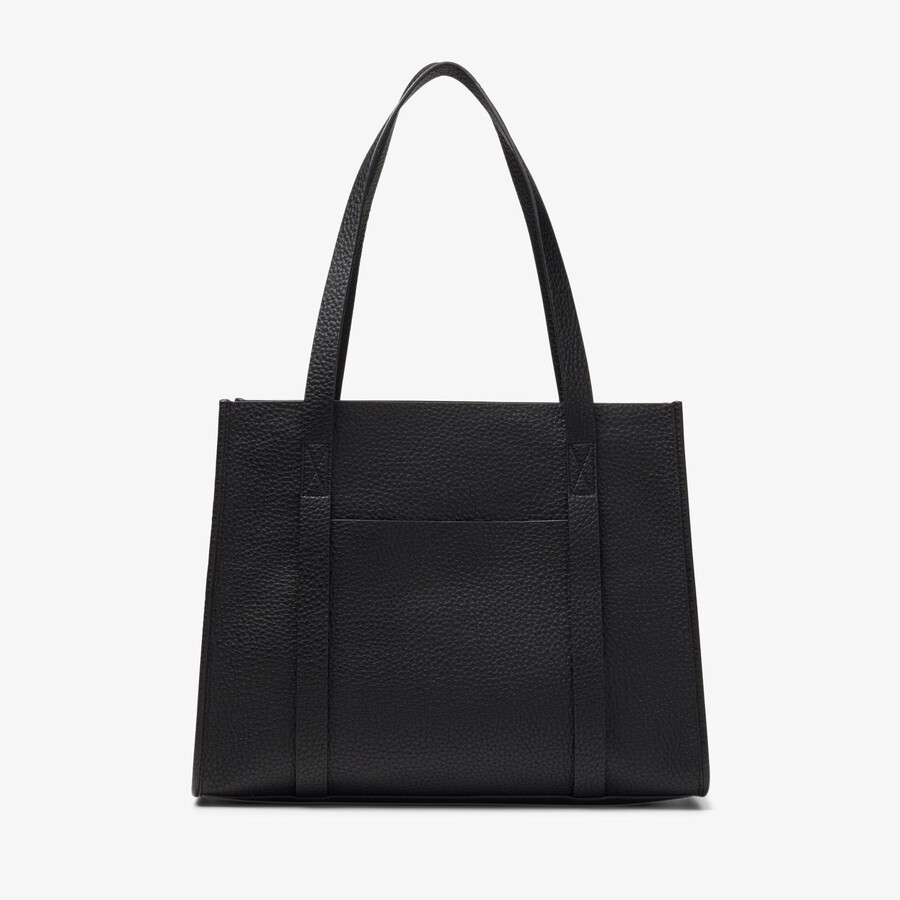 shopper tote - zwart