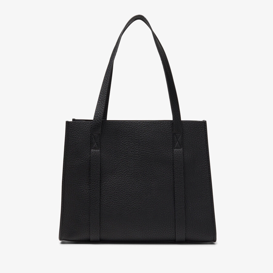 shopper tote - zwart