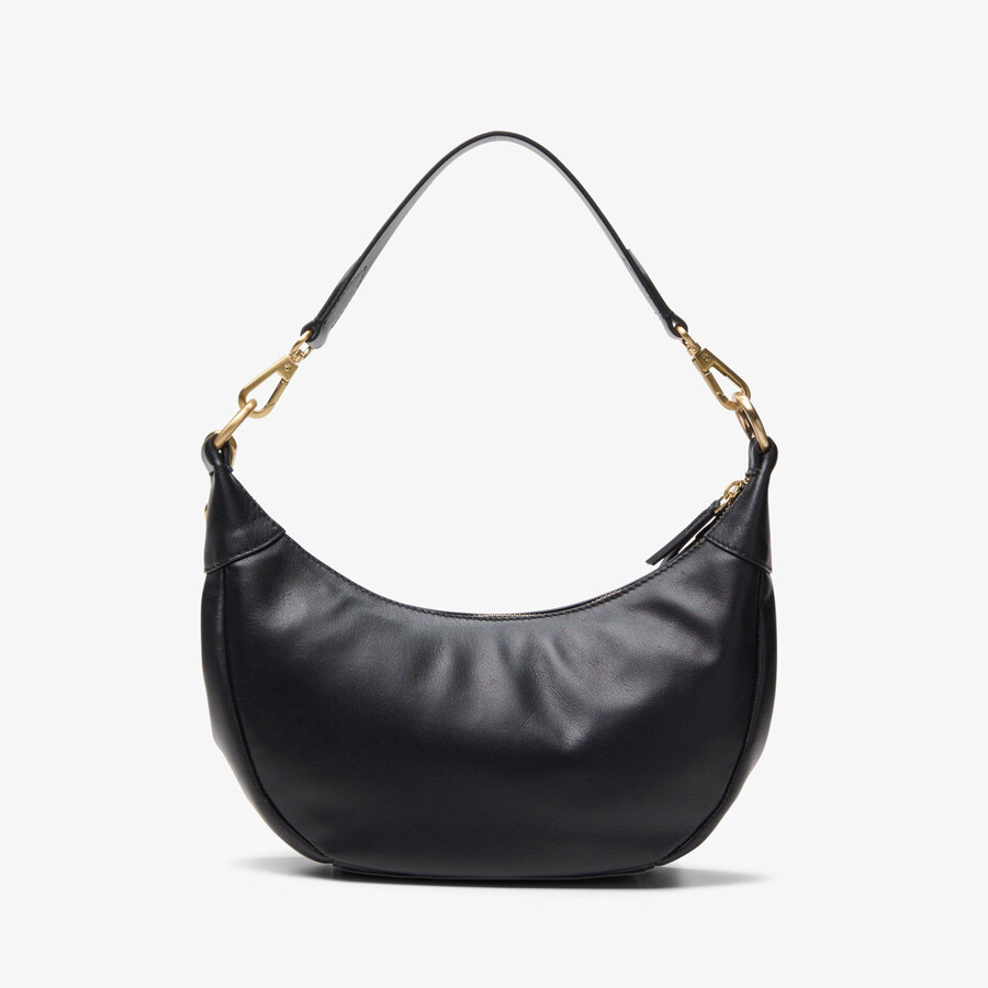 willow moon mini - zwart leer