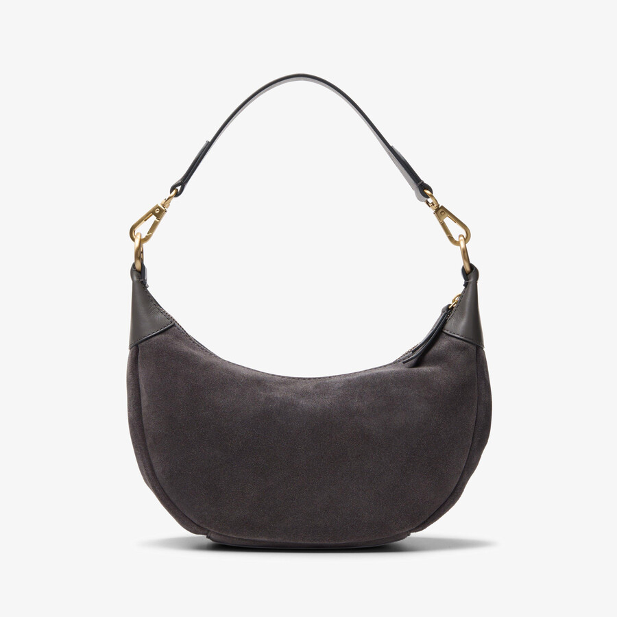 willow moon mini - donkergrijs suède