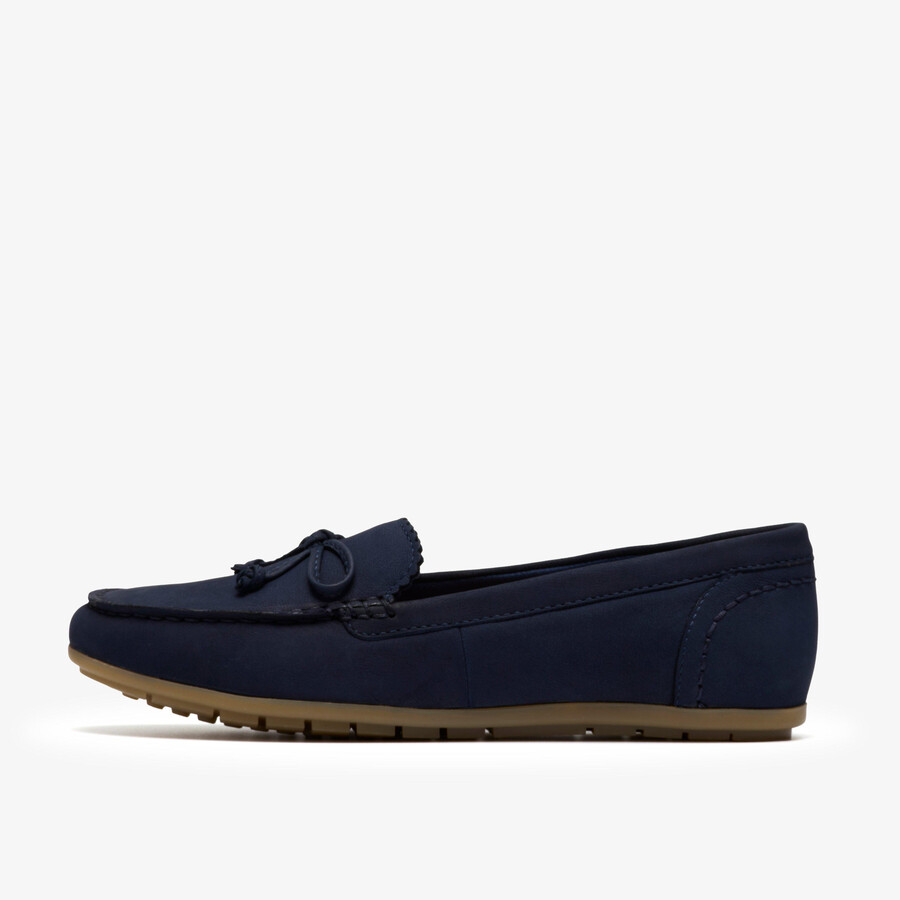 elliotte sail - marineblauw nubuck